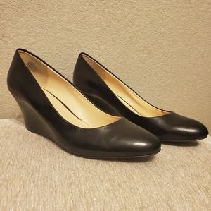 Nine West Black Wedges